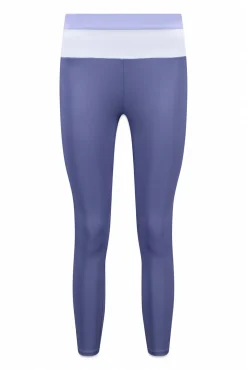Leggings crop 4D STRETCH color block azul