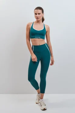 Leggings crop 4D STRETCH verde