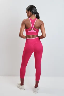 Leggings crop rosa 4D STRETCH