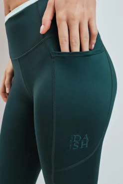 Leggings crop verde 4D STRETCH