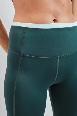 Leggings crop verde 4D STRETCH