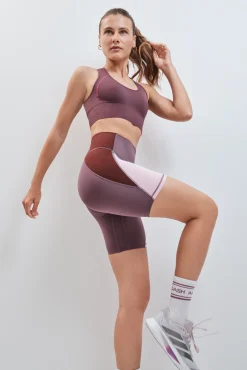 Leggings 4D STRETCH ciclista granate