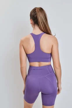 Leggings 4D STRETCH ciclista morado