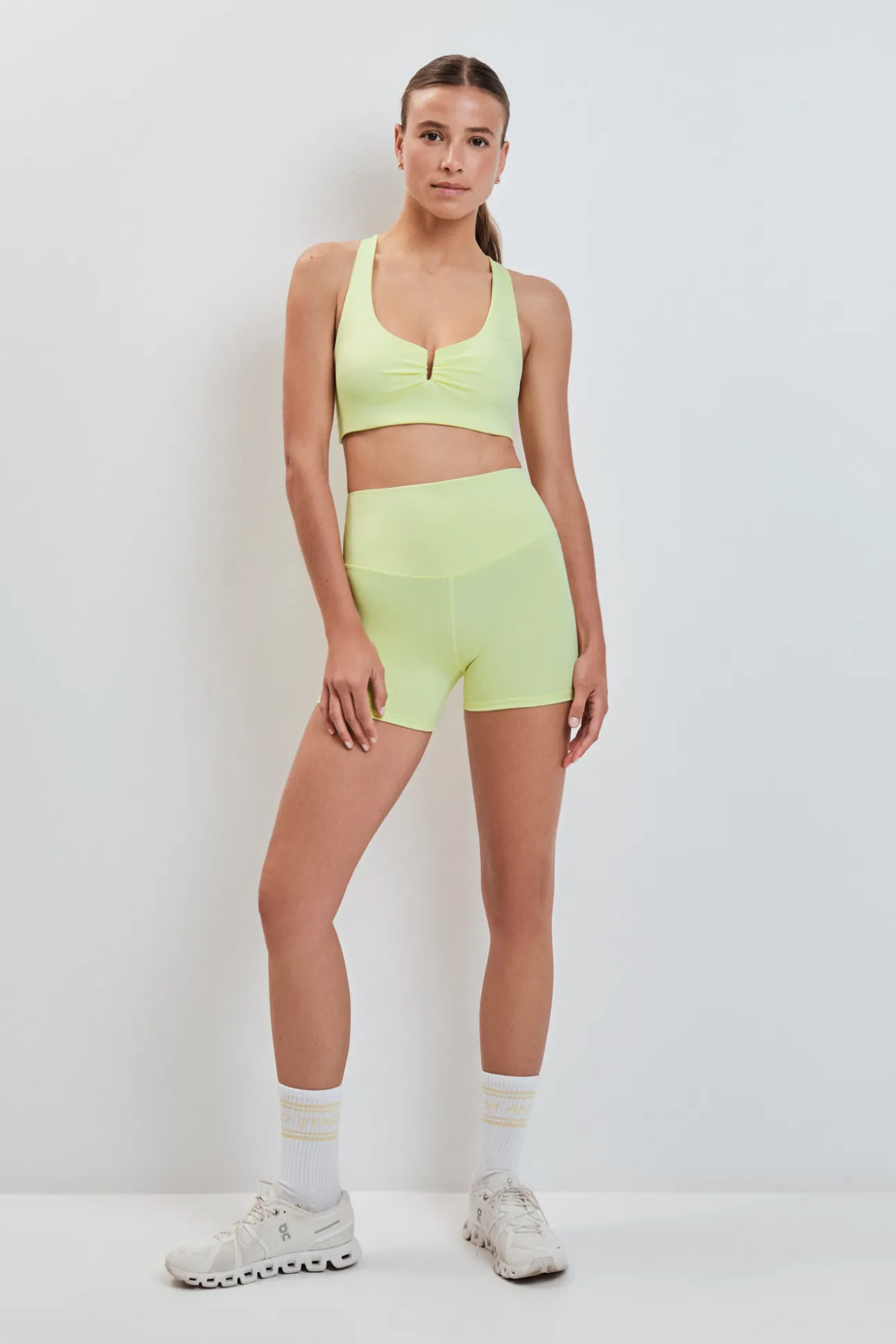 Leggings 4D STRETCH cortos amarillo