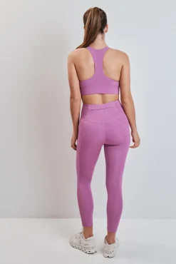 Leggings 4D STRETCH crop rosa
