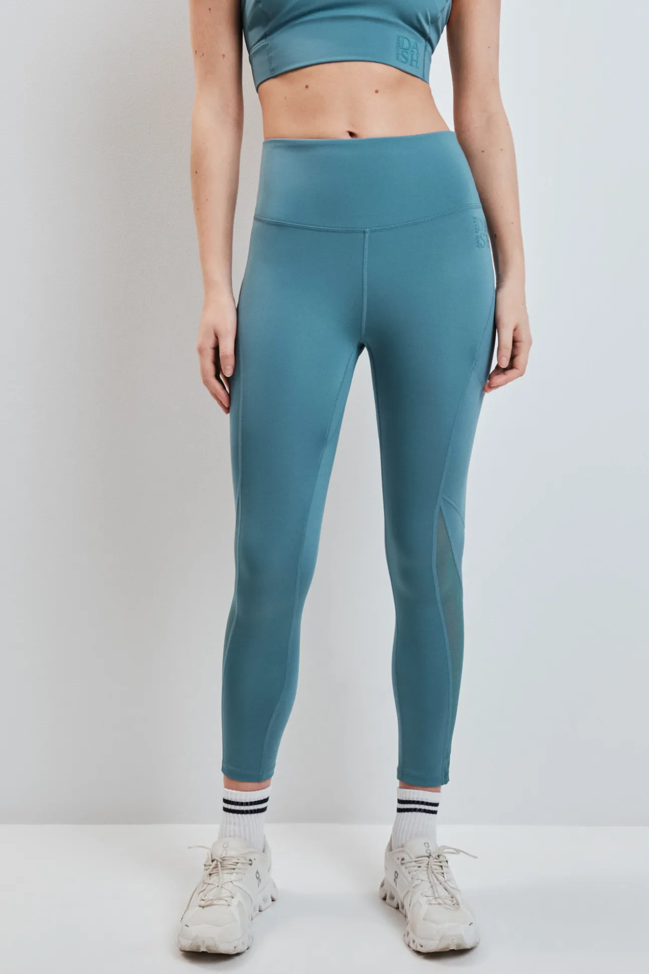 Leggings 4D STRETCH crop verde