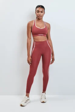 Leggings largos 4D STRETCH burgundy