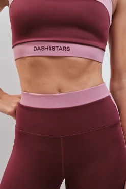 Leggings largos 4D STRETCH burgundy