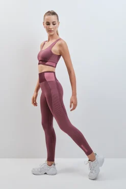 Leggings largo SEAMLESS COMFORT burgundy