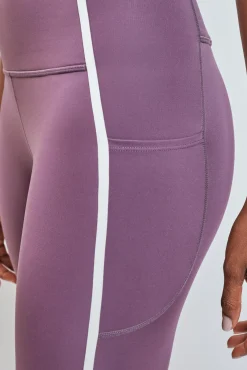 Leggings pirata 4D STRETCH morado