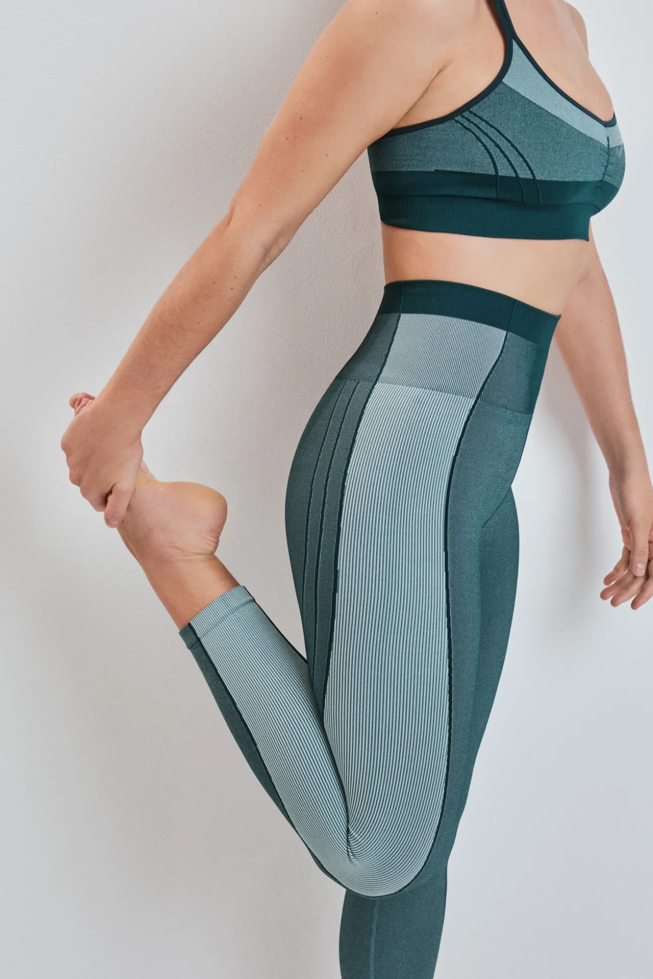 Leggings SEAMLESS COMFORT crop verde