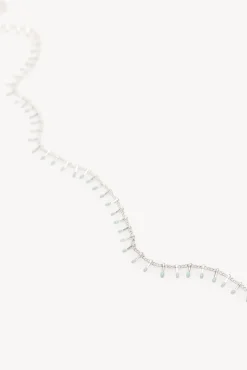 Liza. Collar largo mini monedas
