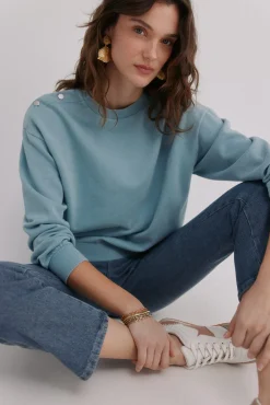 Maddie. Sudadera de cuello subido