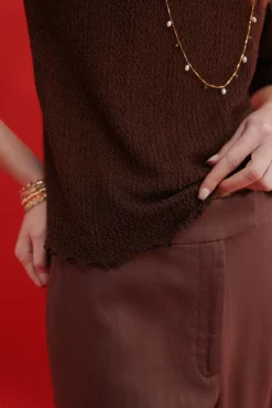 Maite. Camiseta con textura