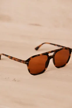 Marrakech. Gafa aviador rectangular acetato