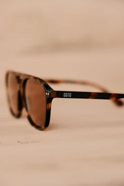 Marrakech. Gafa aviador rectangular acetato