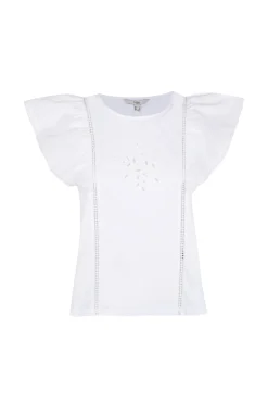 Mavie.Camiseta volantes
