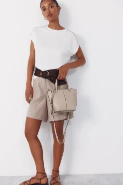 Mini shopper pespuntes