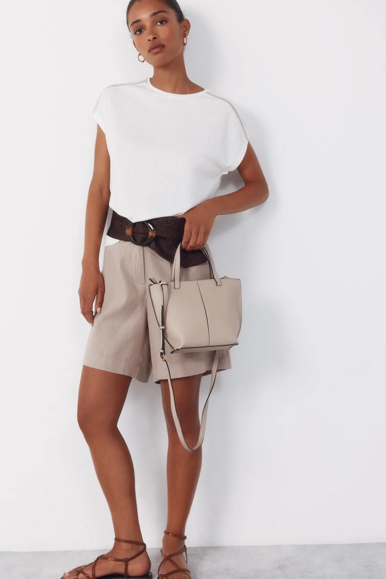 Mini shopper pespuntes