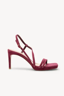 Mireia. Sandalias tacón ante