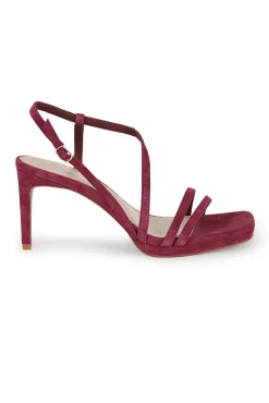 Mireia. Sandalias tacón ante