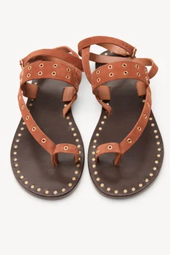 Miren. Sandalias de ante con tachas