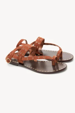 Miren. Sandalias de ante con tachas