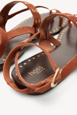 Miren. Sandalias de ante con tachas