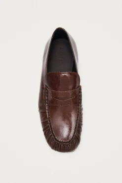 Mocasines de cuero Aven Patent