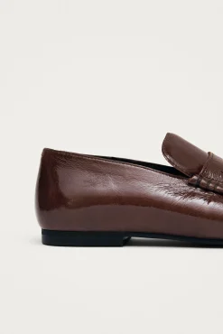 Mocasines de cuero Aven Patent