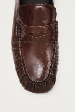 Mocasines de cuero Aven Patent