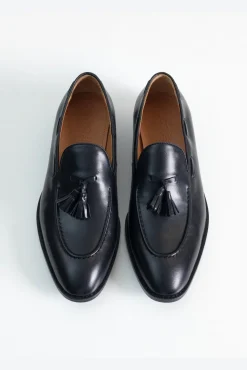 Mocasín piel borlas