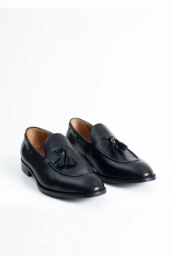 Mocasín piel borlas
