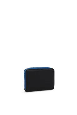 Monedero mediano New Dubai negro y azul