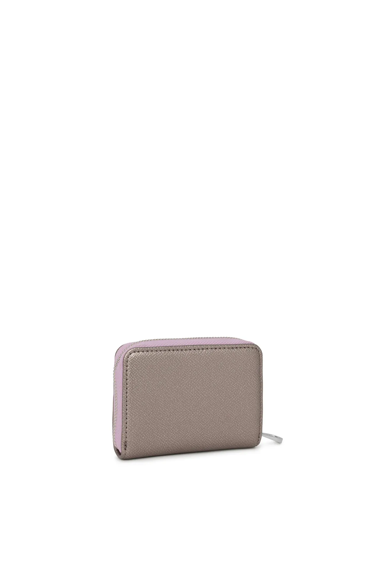 Monedero plateado New Dubai Saffiano