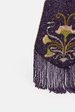 Nerea. Bolso Bordado con flecos