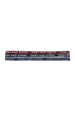 Pack 3 diademas elásticas logo