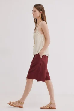Paisley. Bermudas fluídas