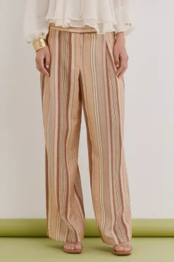 Palmina. Pantalón de rayas
