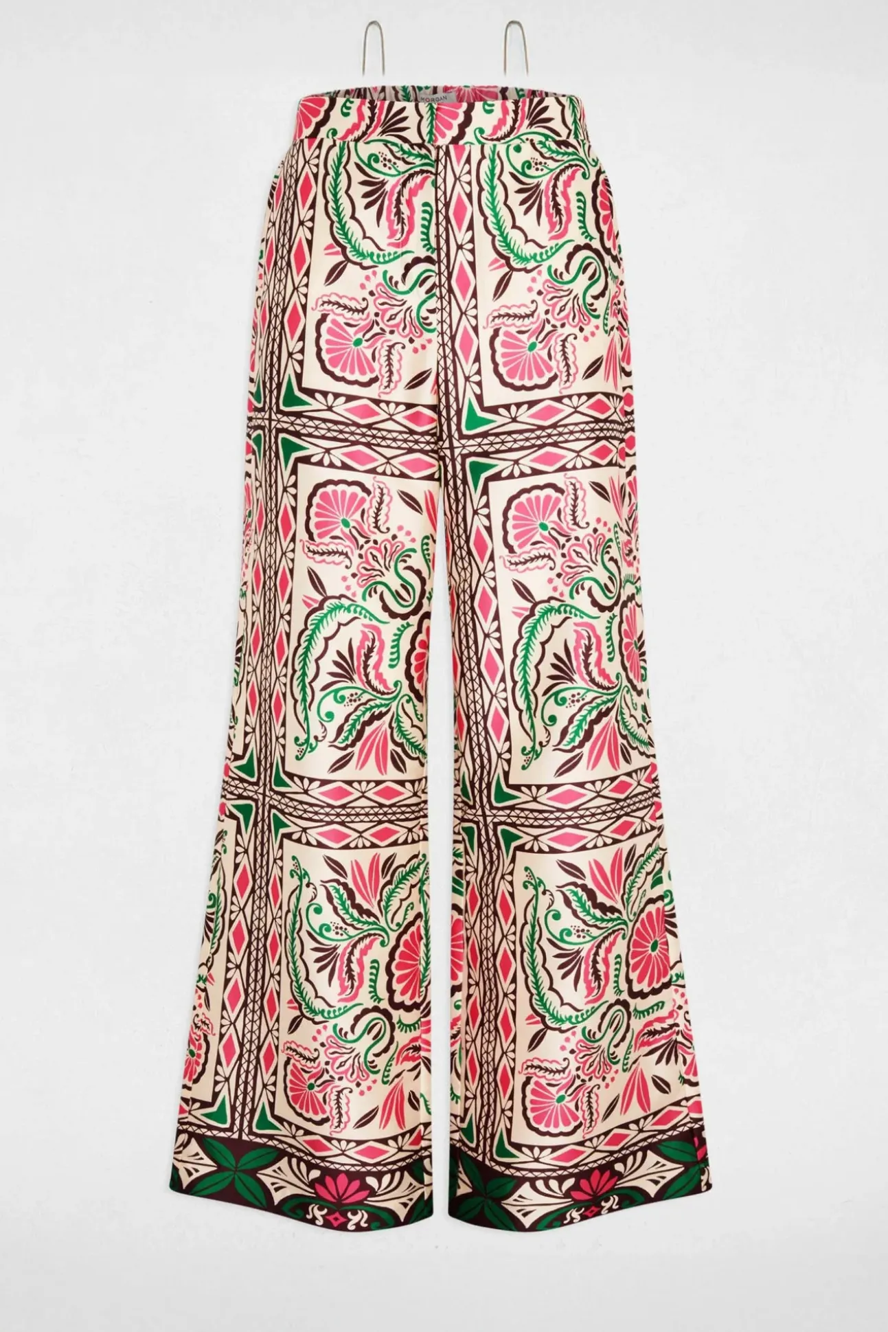 Pantalón ancho satinado