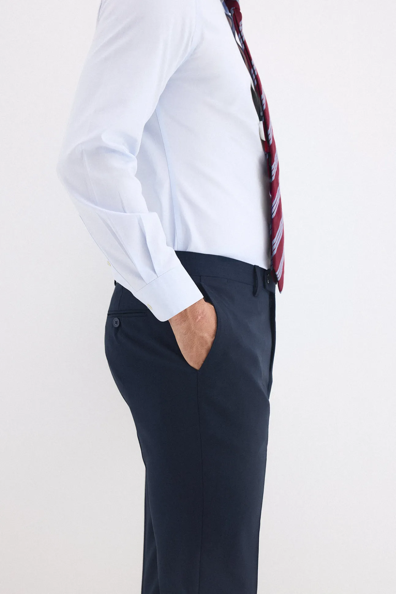 Pantalón canvas slim bi-stretch