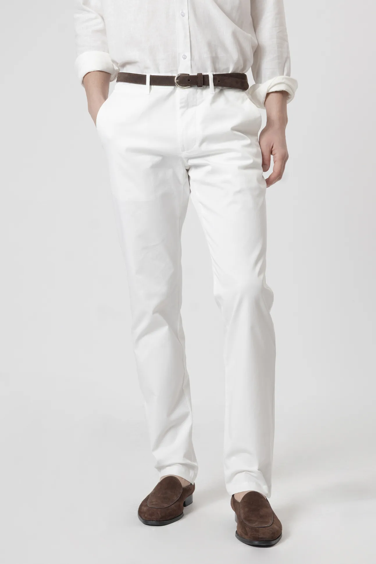 Pantalón chino algodón slim fit