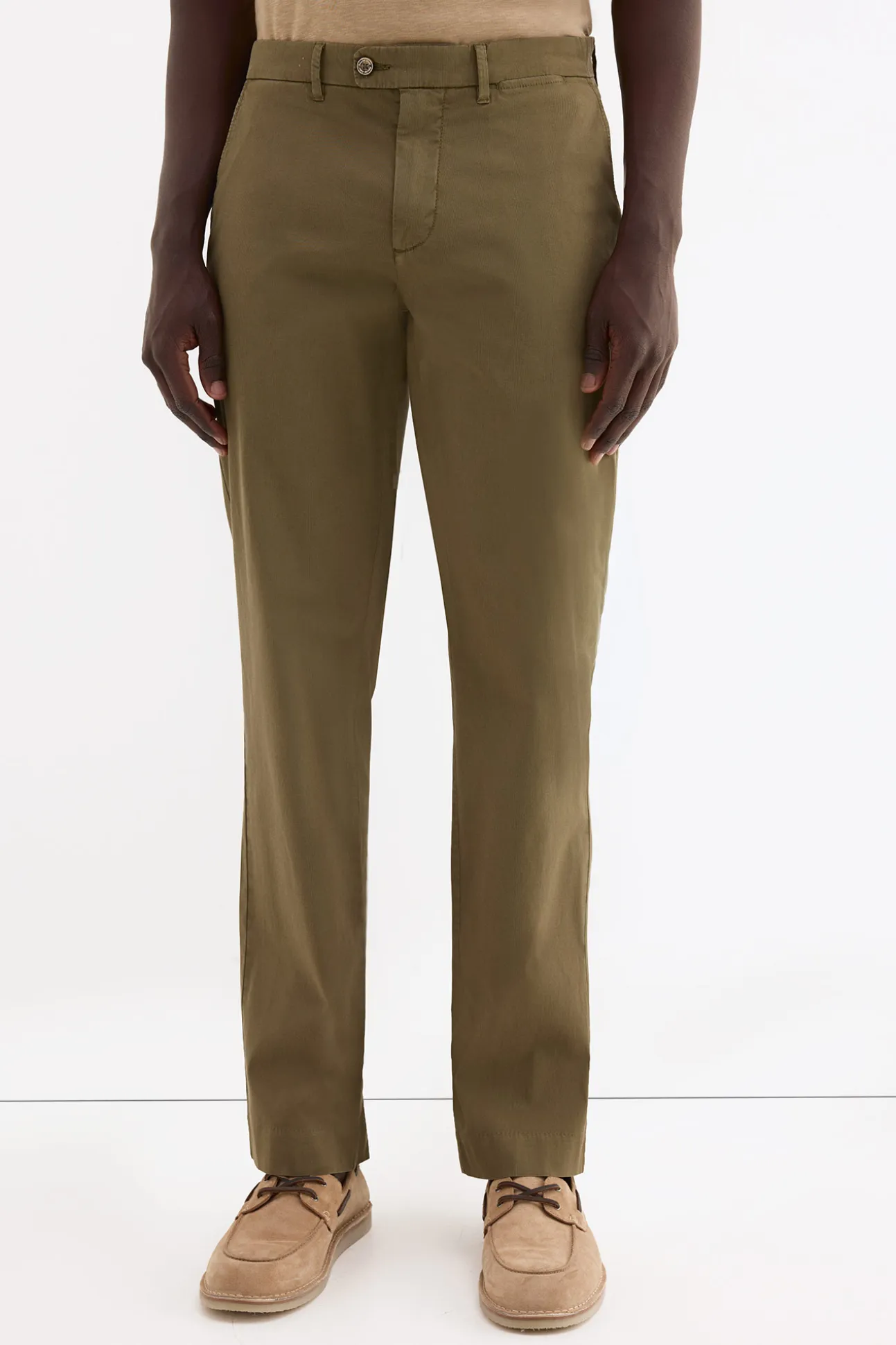 Pantalón chino estructura regular fit