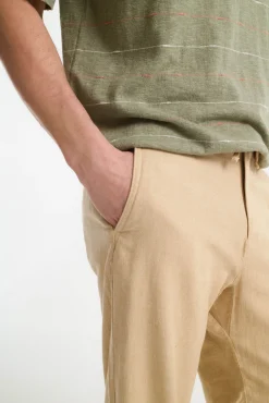 Pantalón chino lino