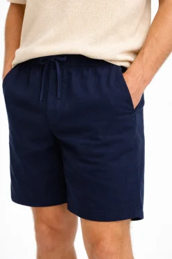 Pantalón corto de lino