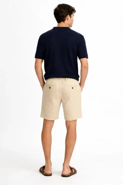 Pantalón corto de lino