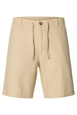 Pantalón corto de lino