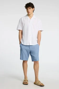 Pantalón corto de lino