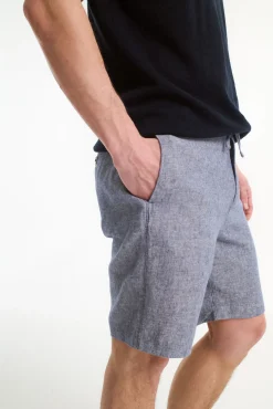 Pantalón corto de lino