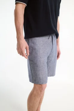Pantalón corto de lino